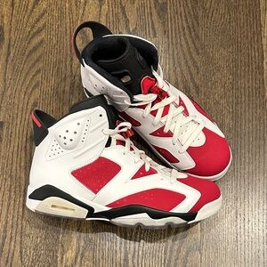 Used Jordan 6 Carmine size 9.5 2014